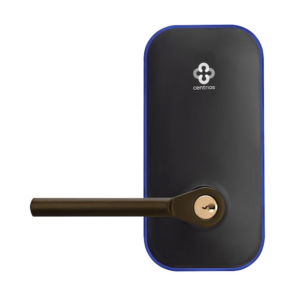Centrios Grade 1 Smart Bluetooth Cylindrical Lock, Taylor Bay, Key-in Lever, Conventional Cylinder, Bronze CEB100-TB-613-1803-54L - main